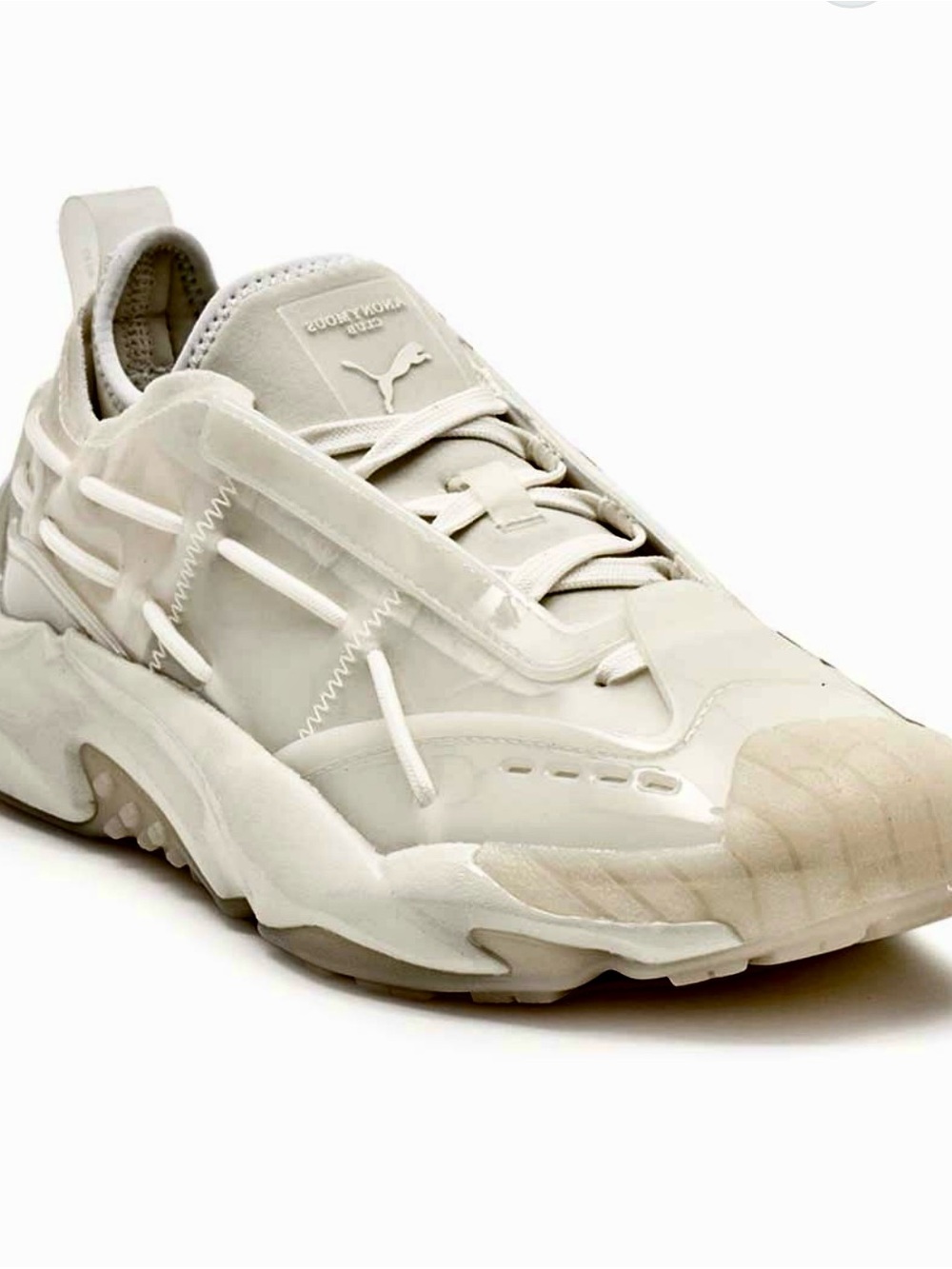 Puma Men’s Cream/Off-White Chunky Runner Sneaker